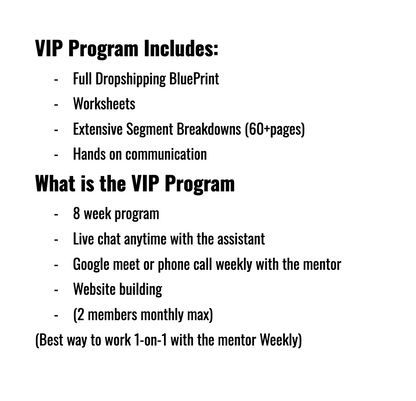 VIP Program